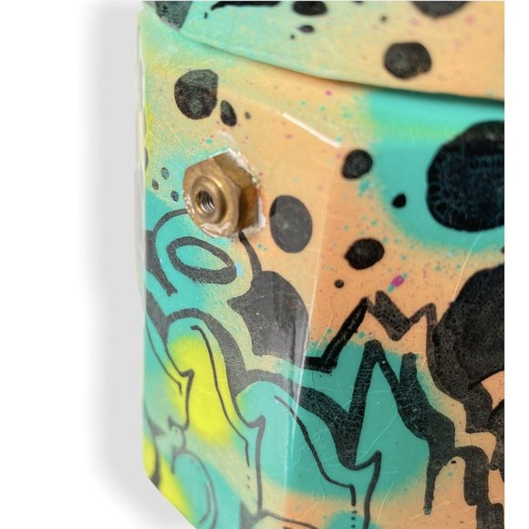 Grosche Milano Coffee Maker Espresso w/ Graffiti Art Signed by Artist OOAK